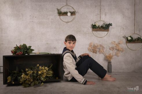 reportajes de fotografía de comunión de bebes y niños en valladolid