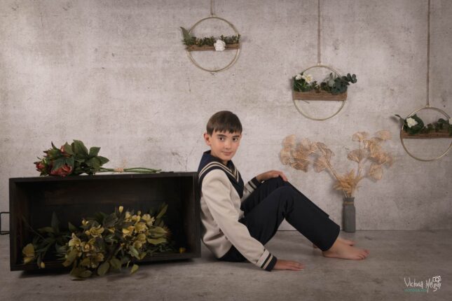 reportajes de fotografía de comunión de bebes y niños en valladolid