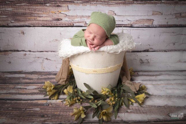 Reportajes de fotografía de recién nacido en valladolid newborn