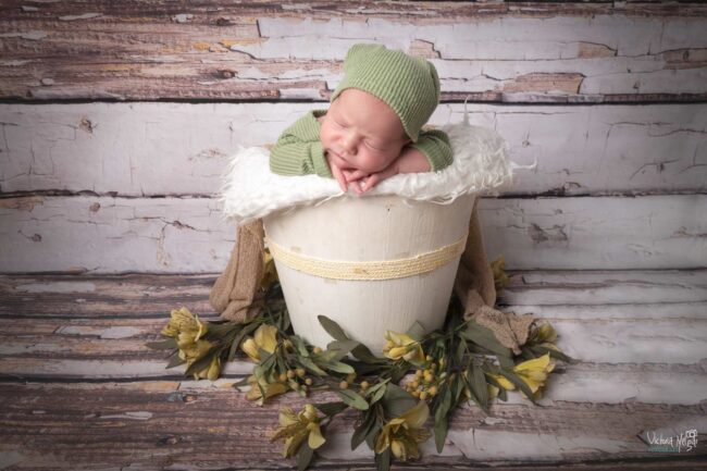 Reportajes de fotografía de recién nacido en valladolid newborn