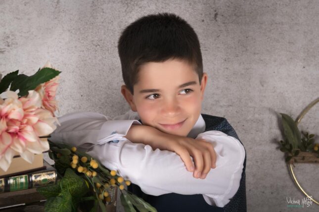 reportajes de fotografía de comunión de bebes y niños en valladolid