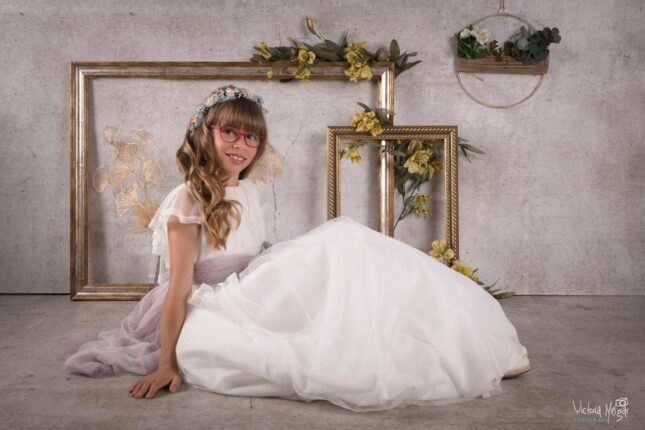 reportajes de fotografía de comunión de bebes y niños en valladolid