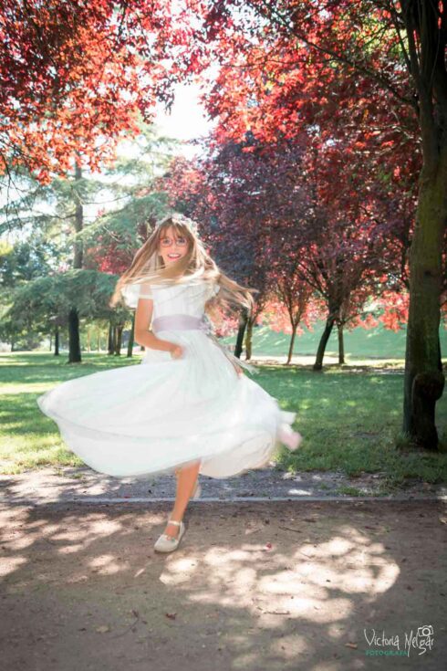 reportajes de fotografía de comunión de bebes y niños en valladolid