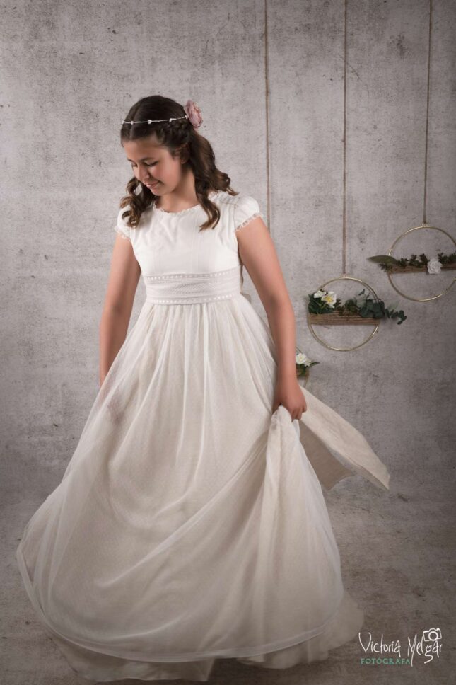 reportajes de fotografía de comunión de bebes y niños en valladolid