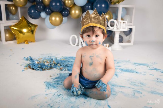 Fotografia de bebes y niños smashcake en valladolid