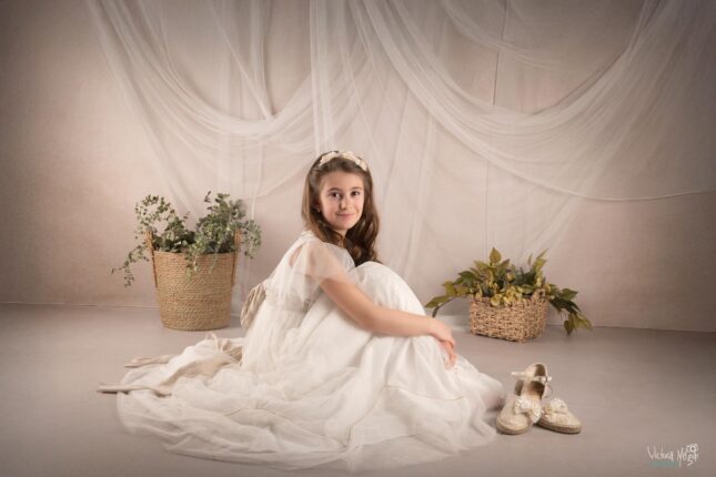 Reportajes fotográficos infantiles de comunión en valladolid