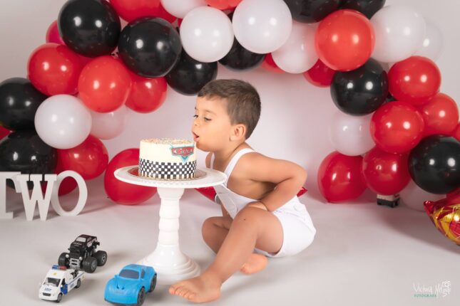 Reportajes fotográficos smashcake de niños en valladolid