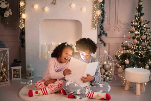 Reportajes de navidad de bebés y niños en valladolid